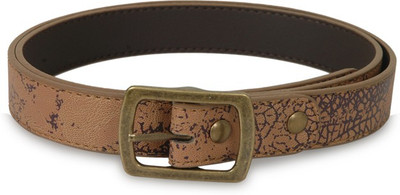 

Baggit Women Casual Brown Synthetic Belt, Rust