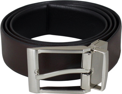 

Ufficio Men Formal Black, Brown Genuine Leather Reversible Belt