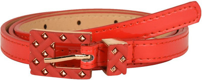 

Tiekart Women Casual Red Metal Belt