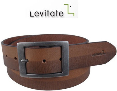 

Levitate Men Casual Brown Genuine Leather Belt