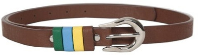 

MTV Women Casual Brown Artificial Leather Belt