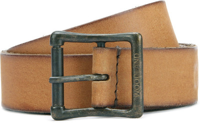 

Woodland Men Tan Genuine Leather Belt