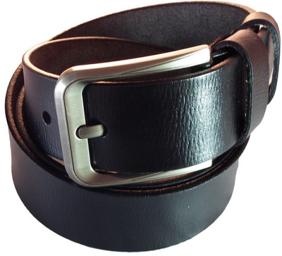 

Lion Heart Men Casual Black Genuine Leather Belt