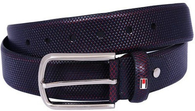 

Tommy Hilfiger Men Casual Blue Genuine Leather Belt, Navy