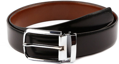 

BW Men Formal Black Genuine Leather Reversible Belt