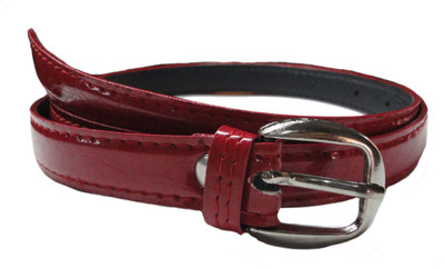 

Cottage Accessories Women Casual Red Artificial Leather Belt