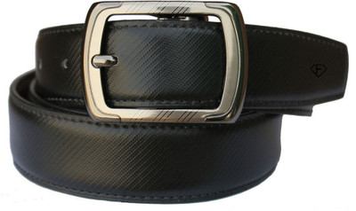 

Fashius Men Black Artificial Leather Belt, Black-01