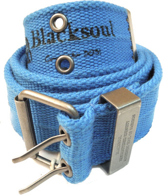 

Black Soul Men Casual Blue Synthetic Belt, Cobalt