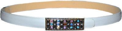 

Portia Girls White Artificial Leather Belt