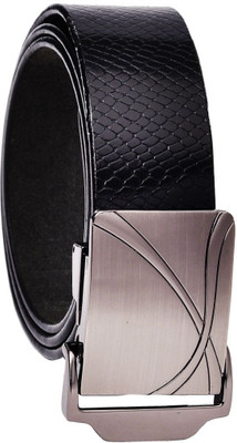 

Hawai Men Casual Black Genuine Leather Belt