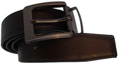 

AmahapGlamourDaze Men Formal Brown Artificial Leather Reversible Belt