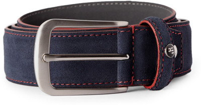 

Peter England Men Casual Blue Genuine Leather Belt