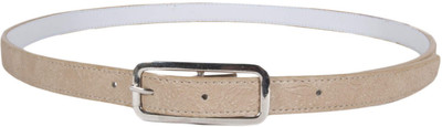 

Snoby Women Casual White Artificial Leather Belt, Cream1