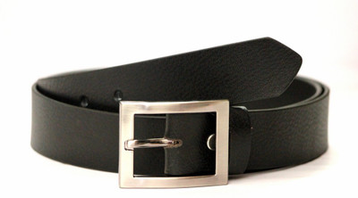 

Tops Men Formal Black Genuine Leather Belt