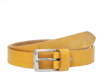 

Hawai Women Casual, Formal Yellow Genuine Leather Belt
