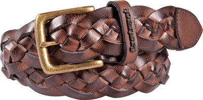 

Fastrack Women Casual Brown Genuine Leather, Metal Belt