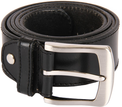 

John Players Men Formal Black Genuine Leather Belt