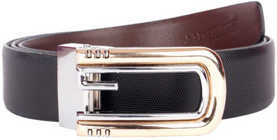 

XCCESS Men Black Genuine Leather Belt