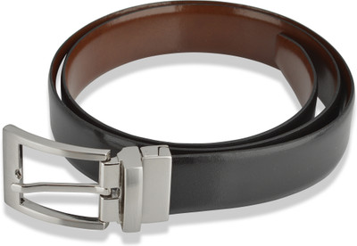 

Naysa Men Formal Black, Brown Genuine Leather Reversible Belt