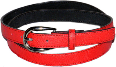 

Ellis Women Formal Red Genuine Leather Belt