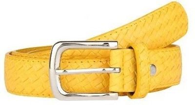 

Lino Perros Women Casual Yellow Artificial Leather Belt