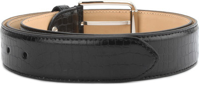 

Louis Philippe Men Black Genuine Leather Belt