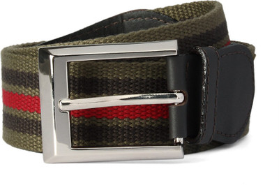 

Allen Solly Men Green Genuine Leather Belt, Olive