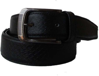 

Klaska Men Casual Black Genuine Leather Belt