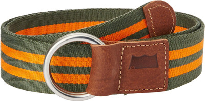 

Levi's Men Green, Orange Canvas Belt, Olive and orange