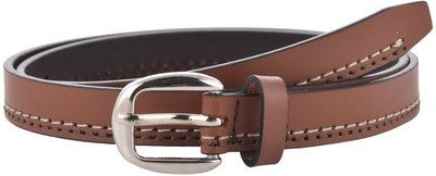 Garvan Women Casual Brown Genuine Leather Belt, Br-02