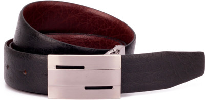 

Ohm Leather Men Casual, Party, Formal, Evening Black, Brown Genuine Leather Reversible Belt