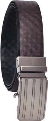 

Hawai Men Casual Brown, Black Genuine Leather Reversible Belt, Black;brown