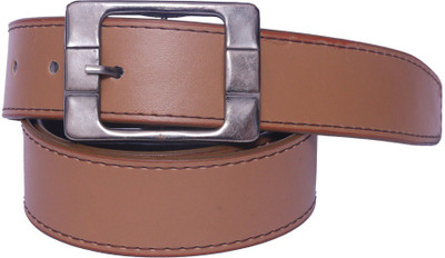 

OODI Men Tan Artificial Leather Belt