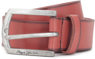 

Pepe Jeans Men Orange Genuine Leather Belt