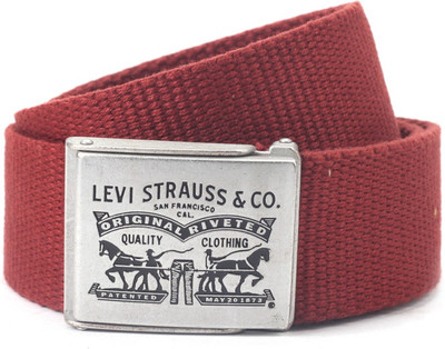 

Levi's Men Red Canvas Belt