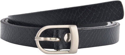 

Garvan Women Casual Black Genuine Leather Belt, Bl-02