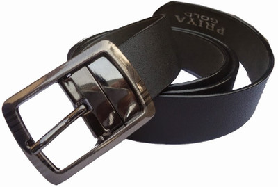 

MMS Men Formal Black Genuine Leather Belt