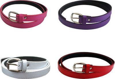 

Verceys Girls Casual Pink, Purple, White, Red Artificial Leather Belt, Pink;purple;red;white