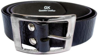 

GK Men Casual, Evening, Formal, Party Black Genuine Leather Belt