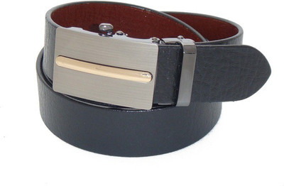 

SFA Men Formal Black Genuine Leather Reversible Belt, Blackandbrown579