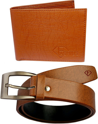 

Fashius Men Tan Artificial Leather Belt, Tan-01