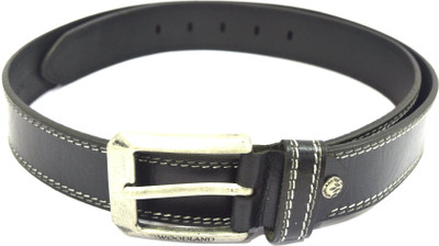 

Woodland Men Black Genuine Leather Belt