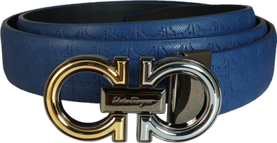 

Ammvi Creations Men Blue Artificial Leather Belt