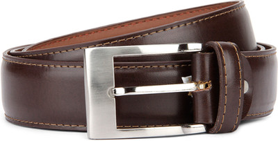 

Hidedge Men Brown Metal Belt