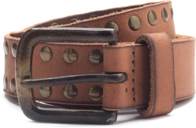 

United Colors of Benetton Men Brown Genuine Leather Belt, 901
