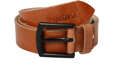 

Neoterix Men Tan Genuine Leather Belt