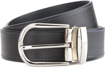 

Woodland Men Blue Genuine Leather Belt