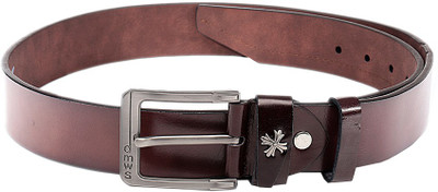 

Swiss Design Men Brown Genuine Leather Belt