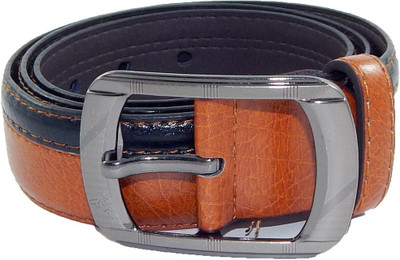 Els Men Brown Synthetic Belt, Brown-12