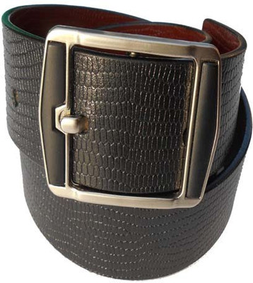 

M&Ms Men Formal Black Genuine Leather Reversible Belt